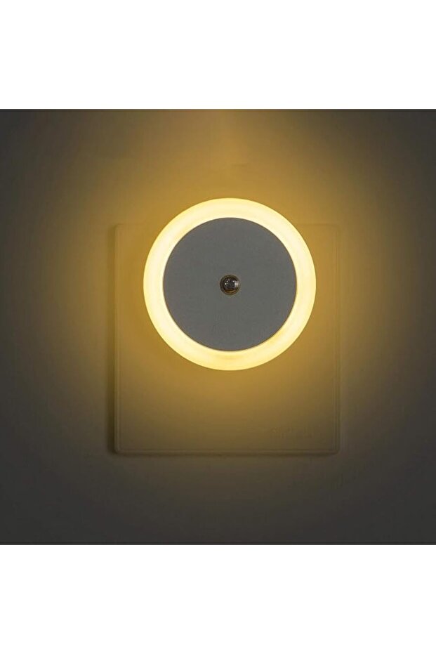 إضاءة ليلية LED (عبوة من قطعتين) مع مستشعر من الغسق إلى الفجر، مصباح ذكي للحائط مناسب لغرف الأطفال والحمام وغرف النوم