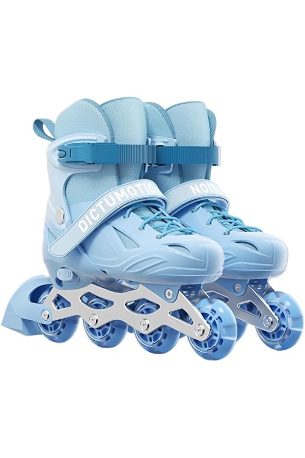 Adjustable Roller Skates for Kids, Double Roller Illuminating Skates with All Wheels Light up Fun Il