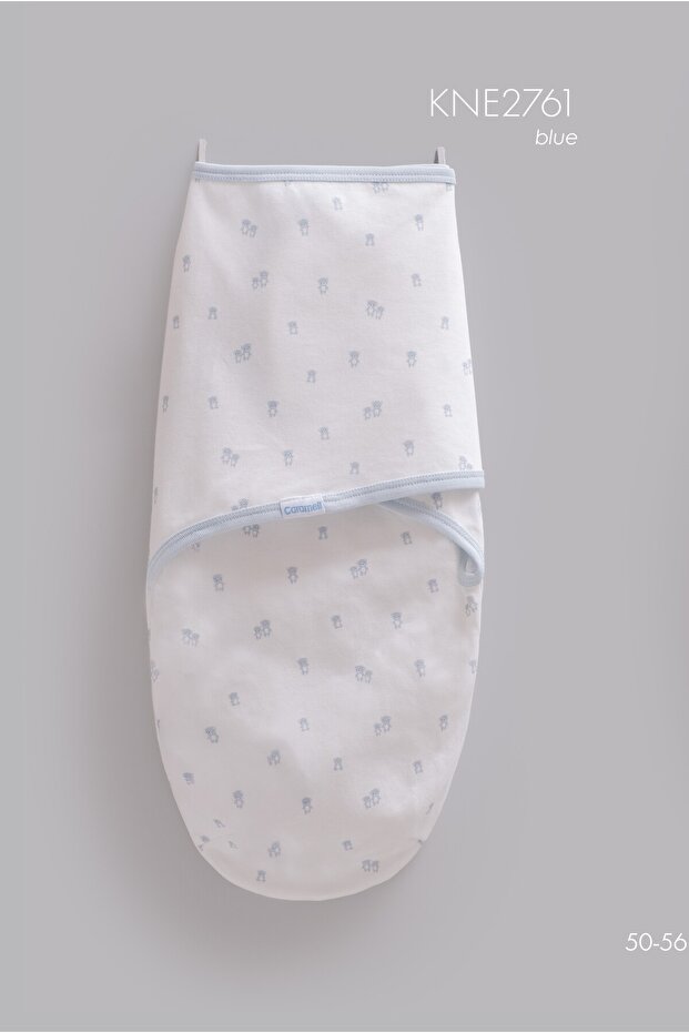 Newborn Baby Boy Swaddle Kne2671