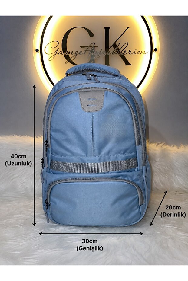 Multi-Compartment Backpack 40X30X20 cm Large Size Wide Volume School and Daily Bag