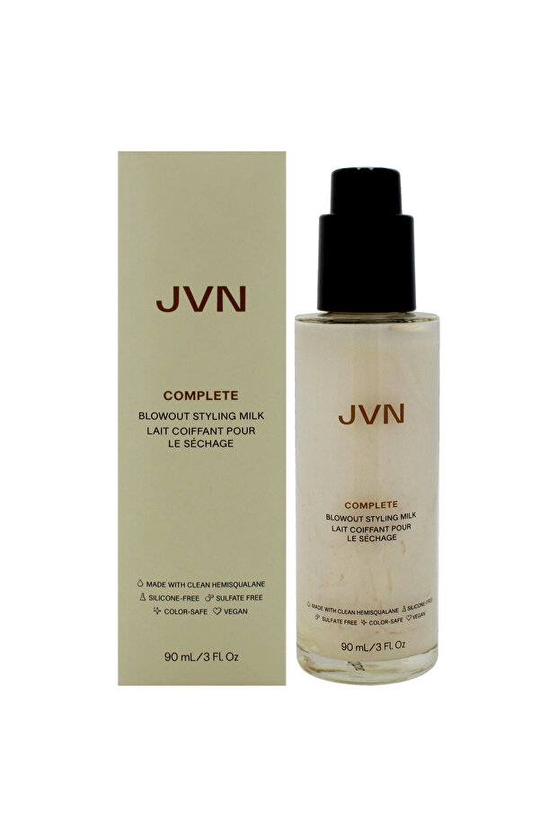 Complete Blowout Styling Milk by JVN for Unisex - 3 oz Cream