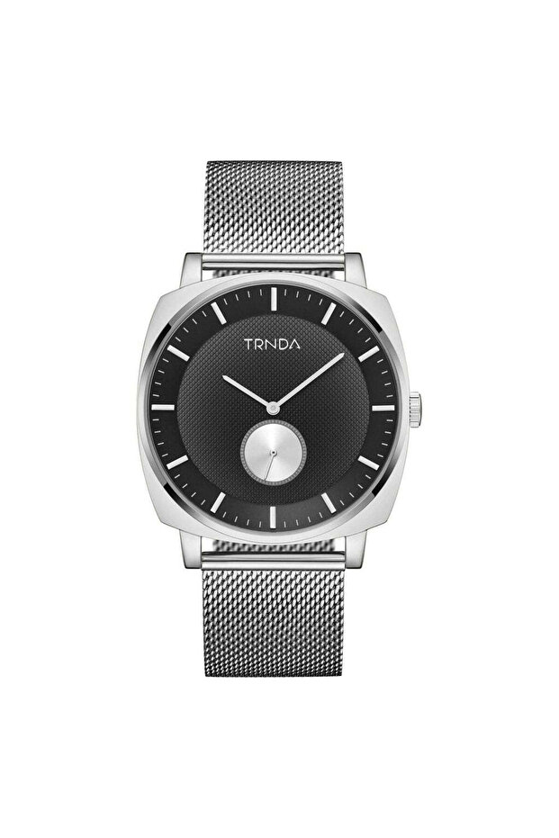 Men's Stainless Steel Watch, Silver Mesh Band | Trd45mm