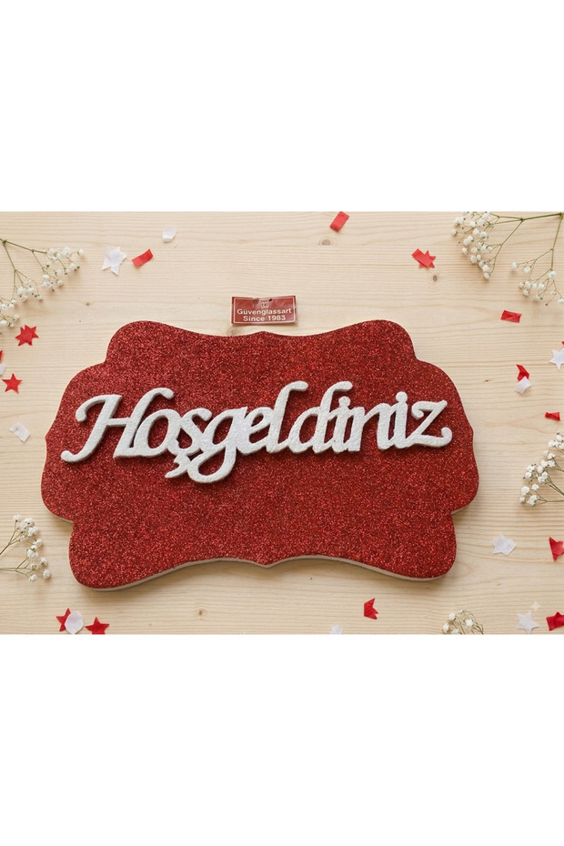 Styrofoam Foam Welcome Door Decoration