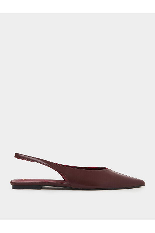 Burgundy Slingback Shoes