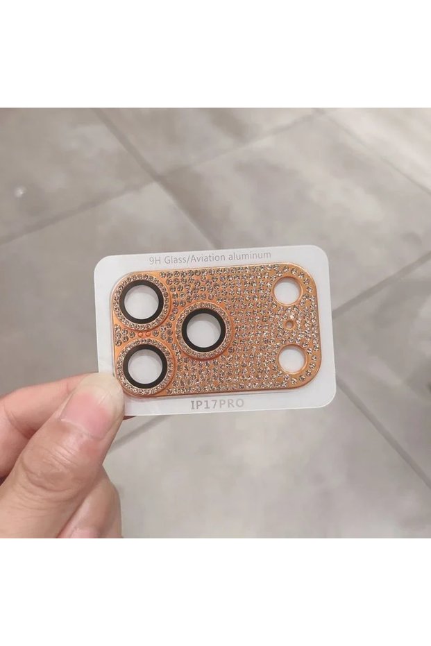 iPhone17promax Orange Other Colorful Luxury Handmade 3D Full Cover Rhinestone Suitable For IPhone 17