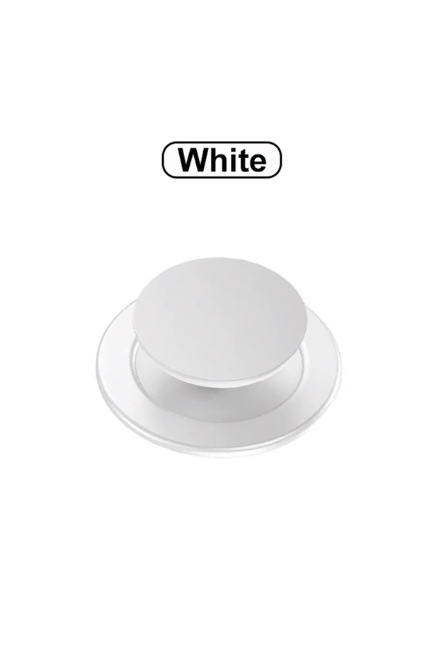 White Universal Magnetic Mobile Phone Grip Holder Sockets For Magsafe Safe Ring Stand for iPhone 17