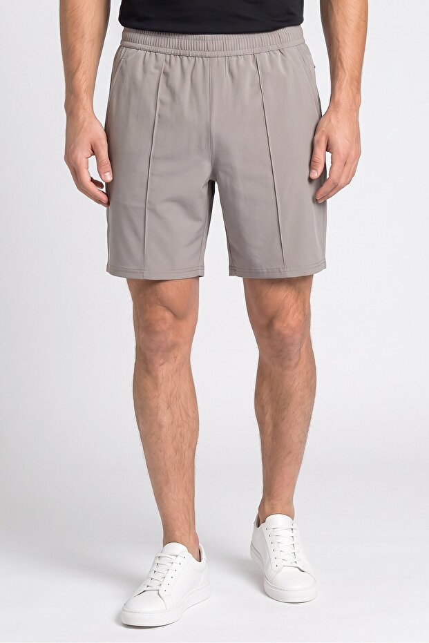 Men Sportswear Fit Outdoor Shorts, Grey