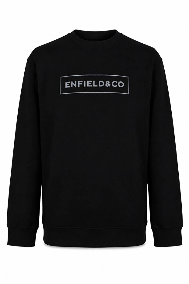 Injection Black - White Men's Sweatshirt 2011