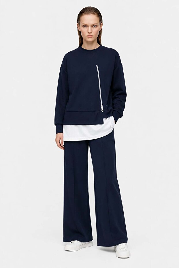 Modern Cut Two-Tone Tunic Pants