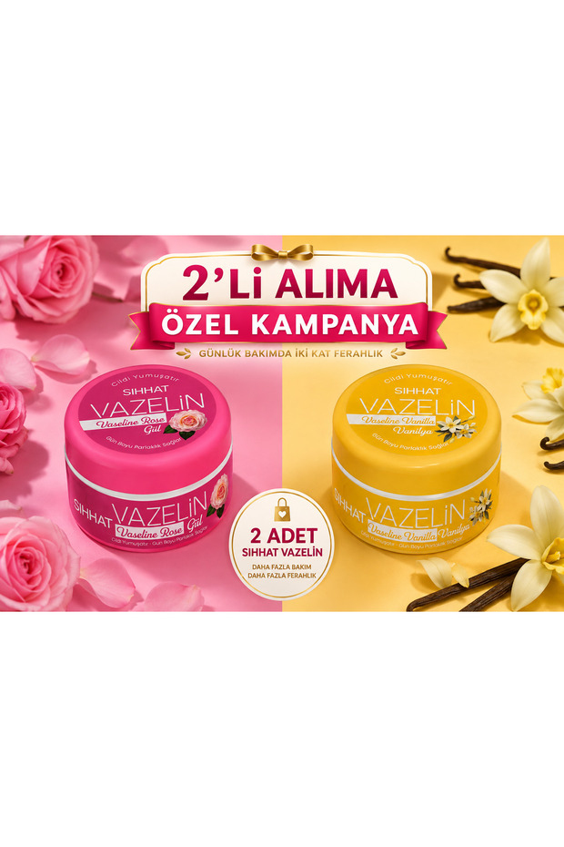 SIHHAT VANİLYA-GÜL VAZELİN
