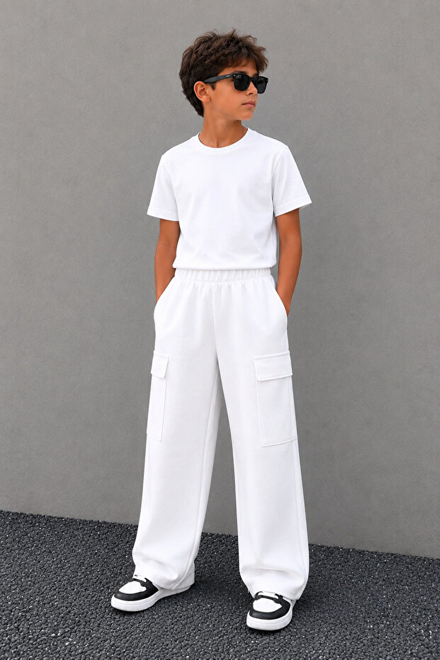 Cargo Pocket Sweatpants for Boys