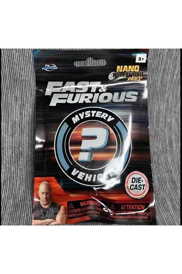 Random 1Pcs-2 Jada Nano Fast & Furious Blind Box Toys 1.65-inch Mini Car Die-Cast Anime Action Figur