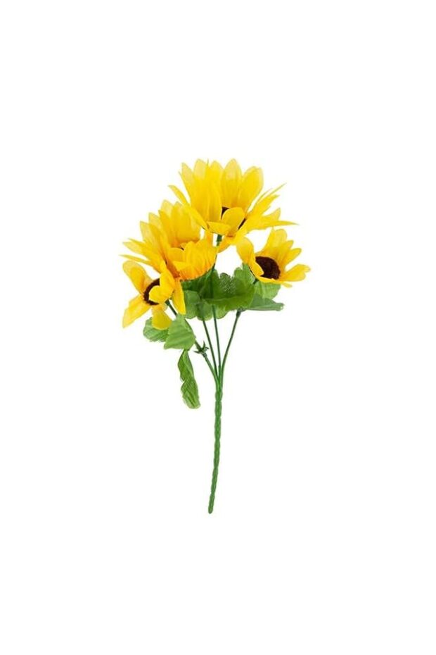 DAISO Artificial Sunflower Bush - Brown