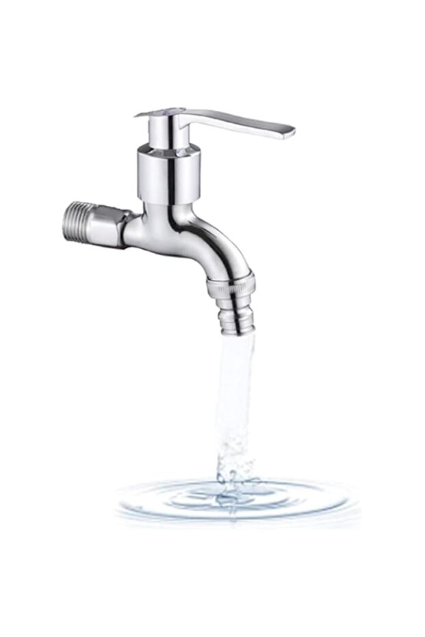 Hasanat Essentials Washing Machine Tap – Wall-Mounted Water Tap Adapter for Laundry, Bathroom, Washing Machine & Mop Use, Sturdy & Durable