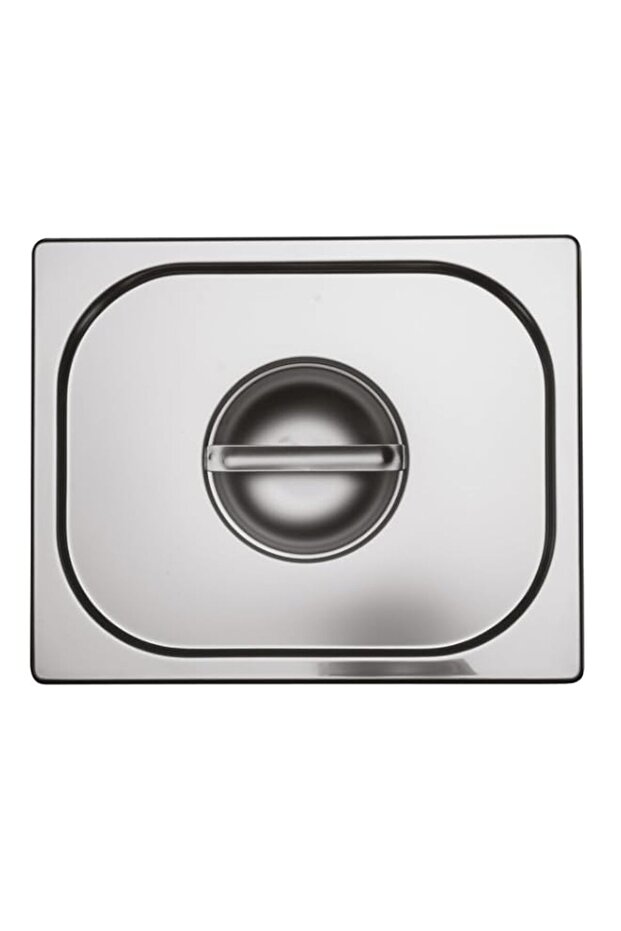 Ozti Stainless Steel Gastronorm GN 1/2 Container Lid, 32.5 cm Length x 26.5 cm Width