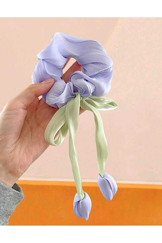 Elegant Organza Bow Tulip Hair Clip