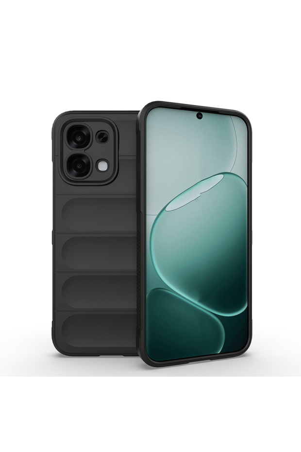 Oppo A6 Pro Case Flexible Silicone with Camera Protection and Finger Strip Tkng