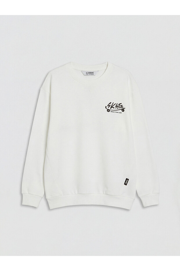 Vizyon New Season Crew Neck Printed Boys' Sweatshirt