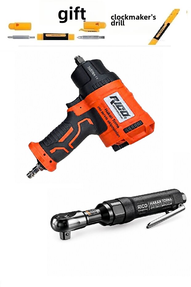 Rico 1/2 air wrench double hammer 1/2 air ratchet air set