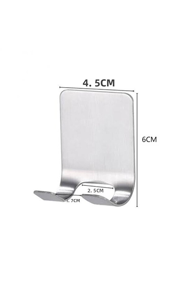 Multi-Purpose Self-Adhesive Stainless Steel Hanger