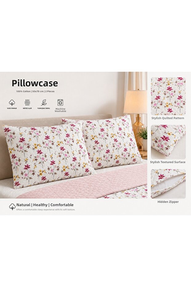 Pillowcase |   Cotton |   50X70 cm |   2 Pieces