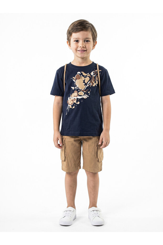 Bagged Boys' Summer 2-Piece Top and Bottom Set 1-7 Years 3162