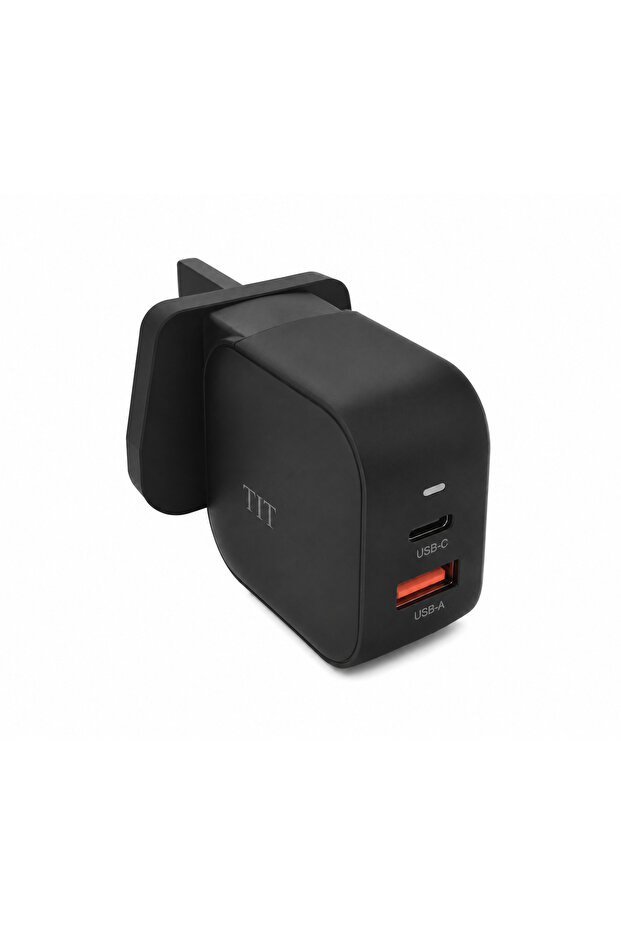 Wall Plug 35W Fast Charging- Black - 1