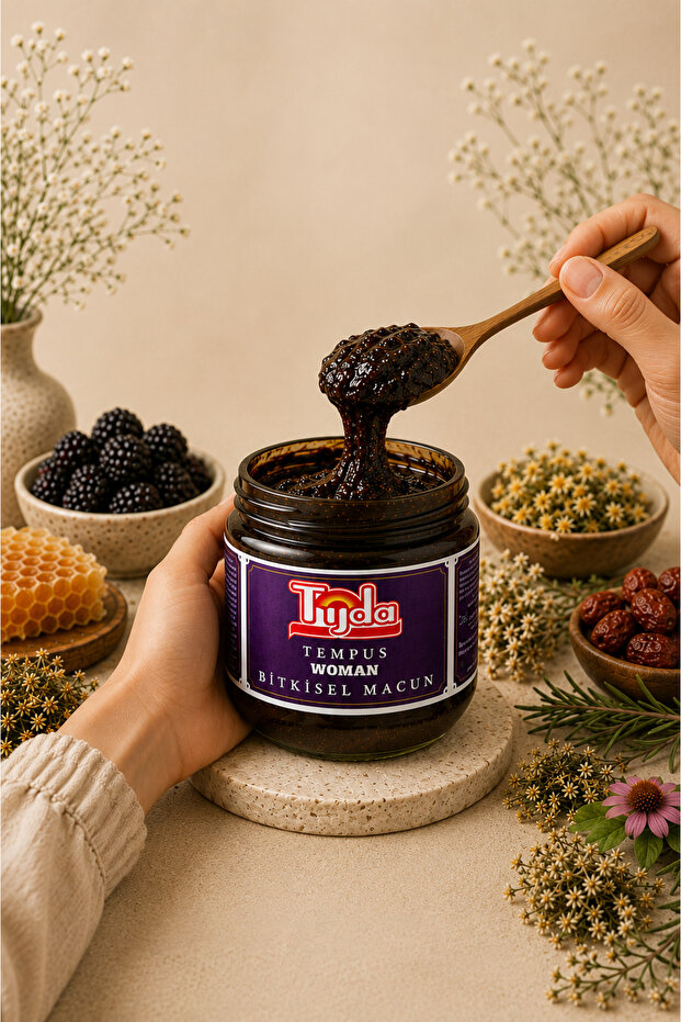 Tempus Macun Hayıtlı,civan perçemli,Aslan pençesi,Meryem ana otu Karışımlı Macun 350 Gr - 2