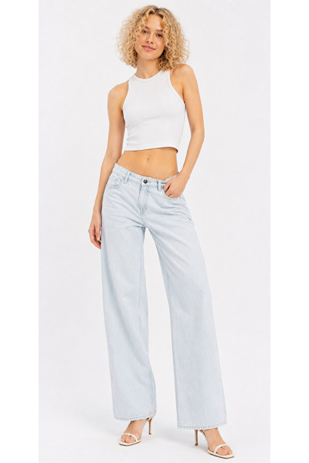 Stone Ribbed Halter Collar Knitted Crop Tank Top