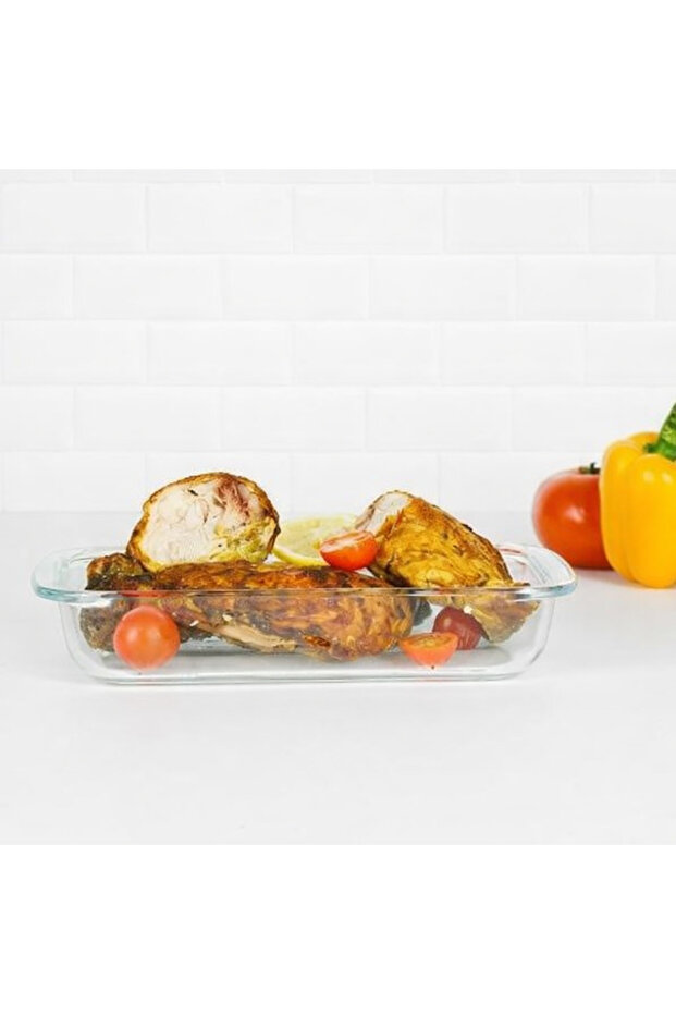 DC2274 Borosilicate Rectangular Baking Pan, 1800 ml Capacity - 5