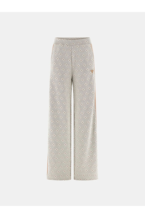 Flared ribbed sweatpants