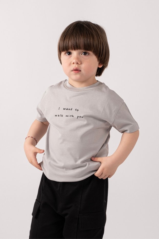 Printed T-Shirt Men's Crew Neck Short Sleeve T-Shirt