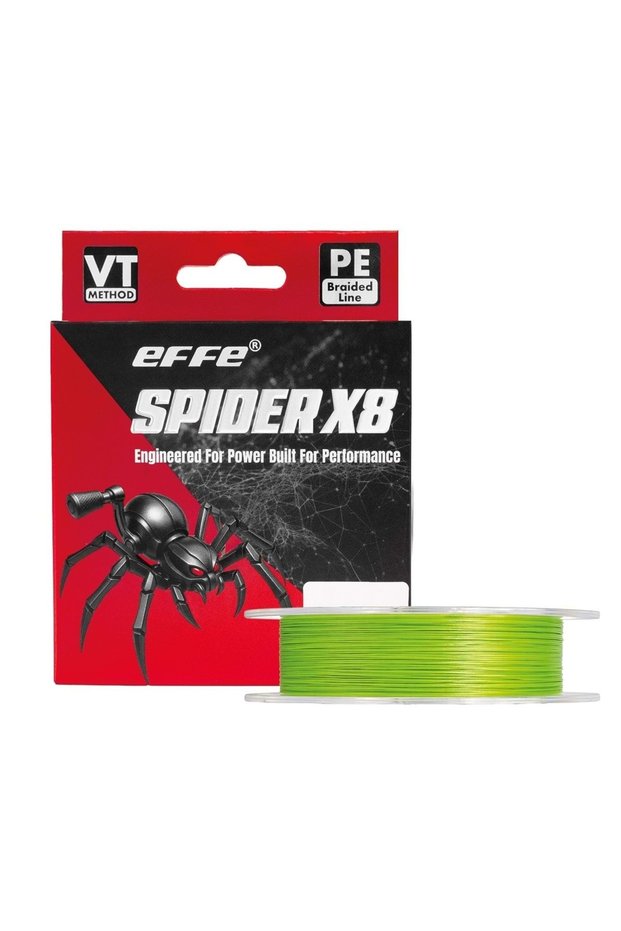 Spider X8 Green 150 Mt. Fishing Line - 0.12mm