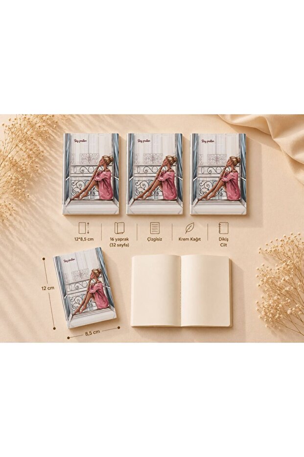 Girl in the Glass 3-Piece Mini Notepad