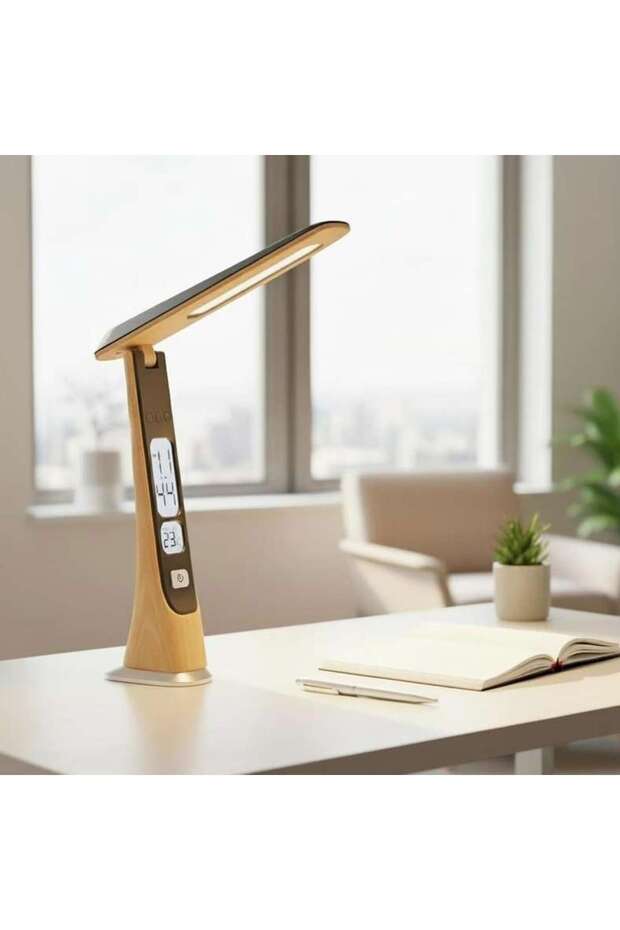 Yukina Multi Function Rechargeable 5w Led Desk Lamp 5.7x24.5x31.4cm - Yellow Wood