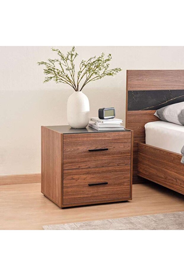 Rome Night Stand - Walnut