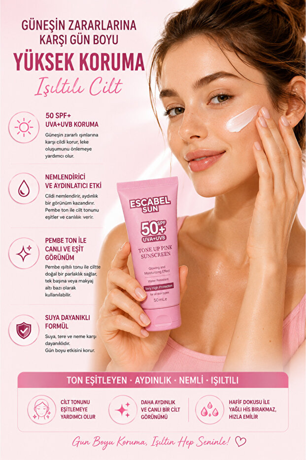 واقي الشمس الوردي 50 SPF ML 50 SPF - 2