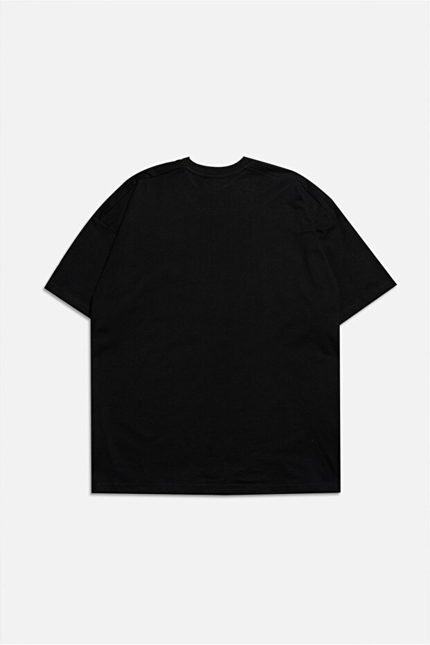 Ανδρικό μπλουζάκι Crupt Essentials Μαύρο Oversize - 7