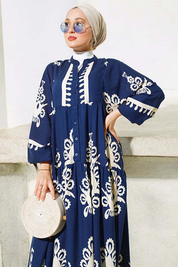 Ethnic Patterned Dress - 2