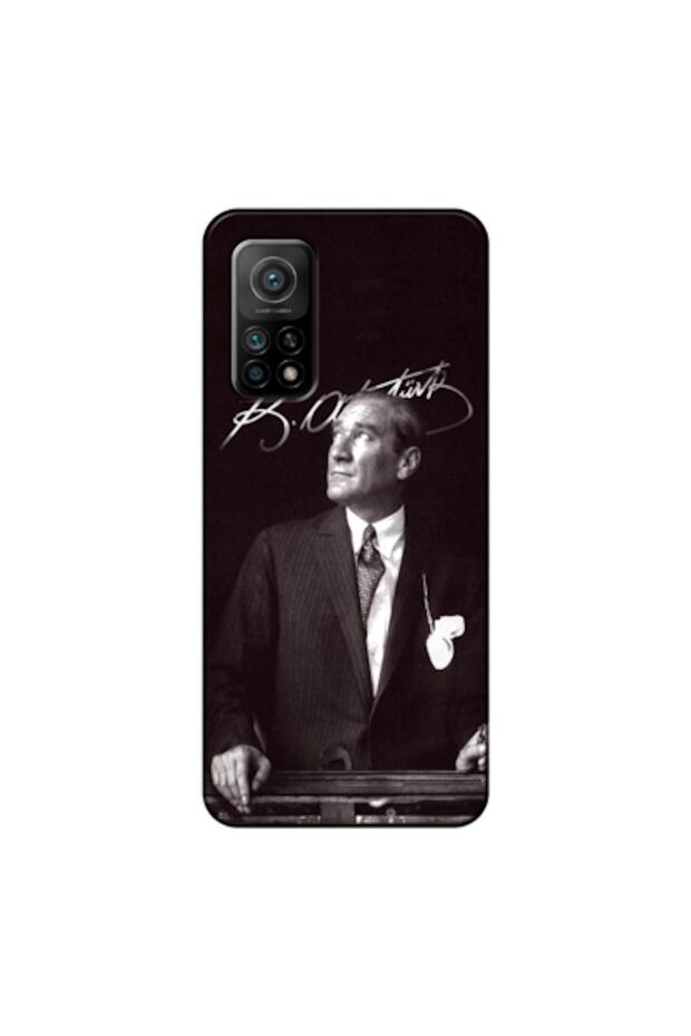 Xiaomi Mi 10t 5g Compatible Case Mustafa Kemal Atatürk Silicone Case (Printed)