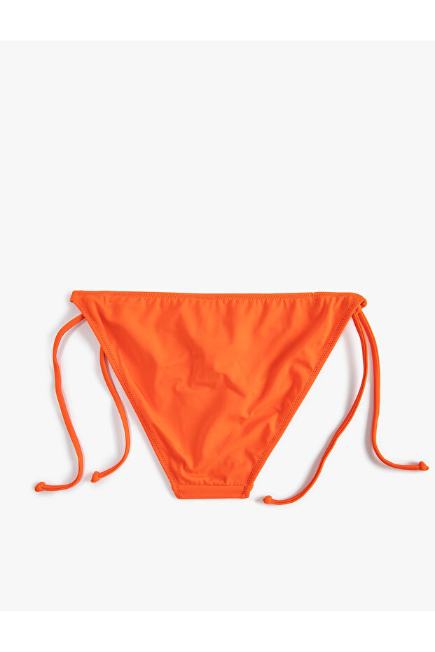String Basic Bikini Bottom with Side Tie Detail - 7