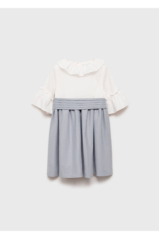 contrast skirt dress