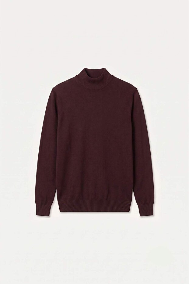 Slim Fit Turtleneck Knitwear Sweater R1127Az25Wn