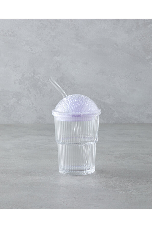 Gleam Glass Cup 400 ml Lilac