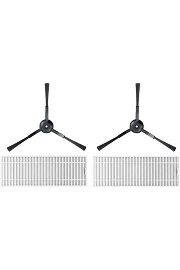 360 S10 and X100 Model - 2 Side Brushes and 2 Hepa Filter