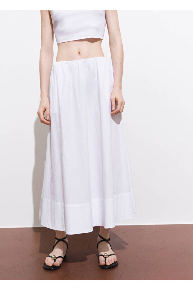 A-Line Cotton Skirt