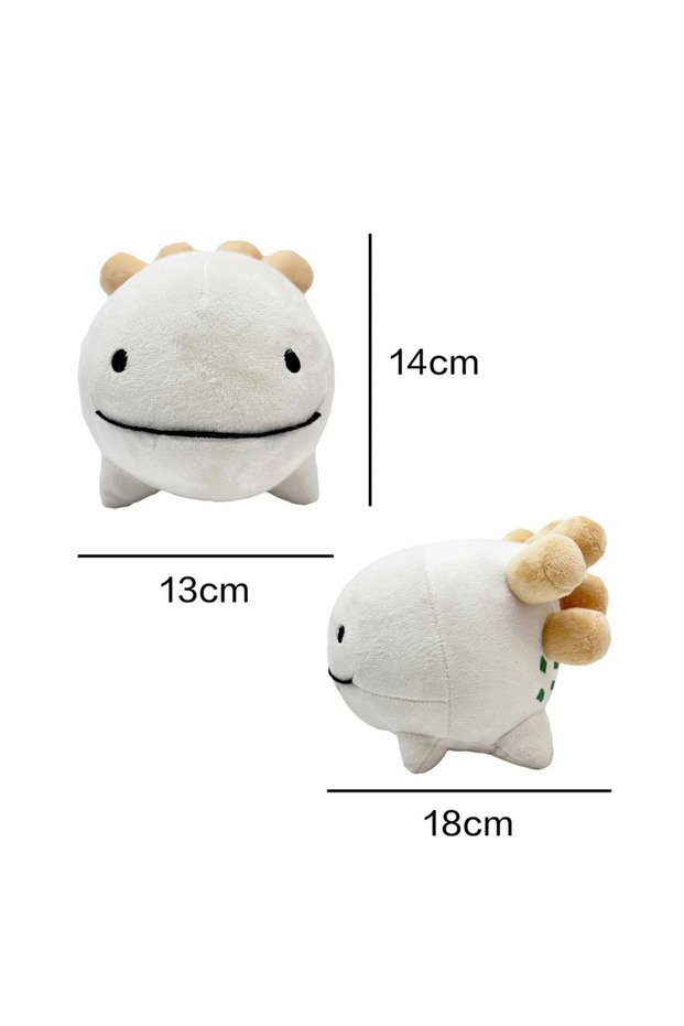 14cm New 14cm Deepwoken Sharko Plush Smiling Big Mouth Salamander Cartoon Anime Animal Dolls As Chri