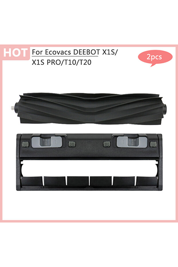 قطعتان من فرشاة التنظيف الرئيسية لروبوت التنظيف الآلي Ecovacs DEEBOT X1S PRO T10 T20