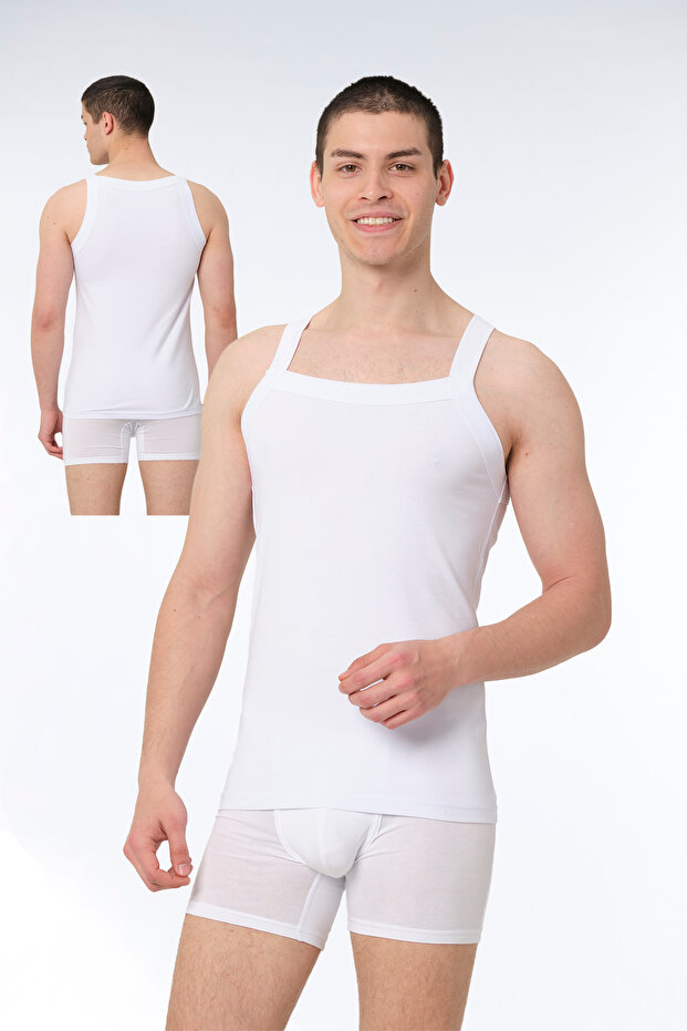 Men's Cotton Sports Lycra Undershirt -1007