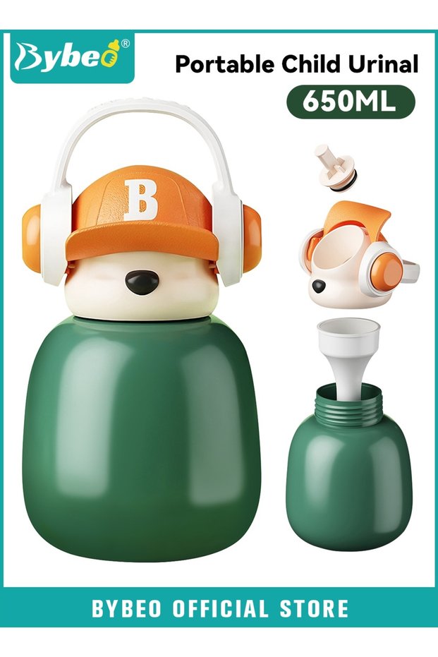 Portable Urinal Travel Potty, Kids Pee Bottle for Toddlers, Child Travel Potty, Leak-Proof Urinal Emergency Toilet for Camping, Car Travel, and Kid Toddler Potty Pee Training